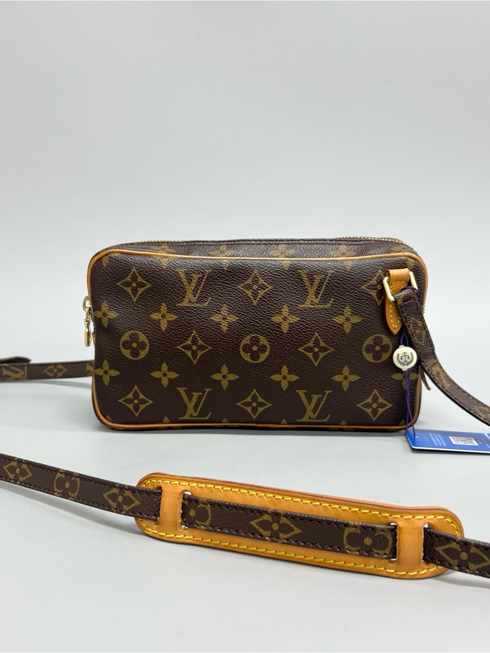 Louis Vuitton Monogram Canvas Belt Bag in Brown & Tan